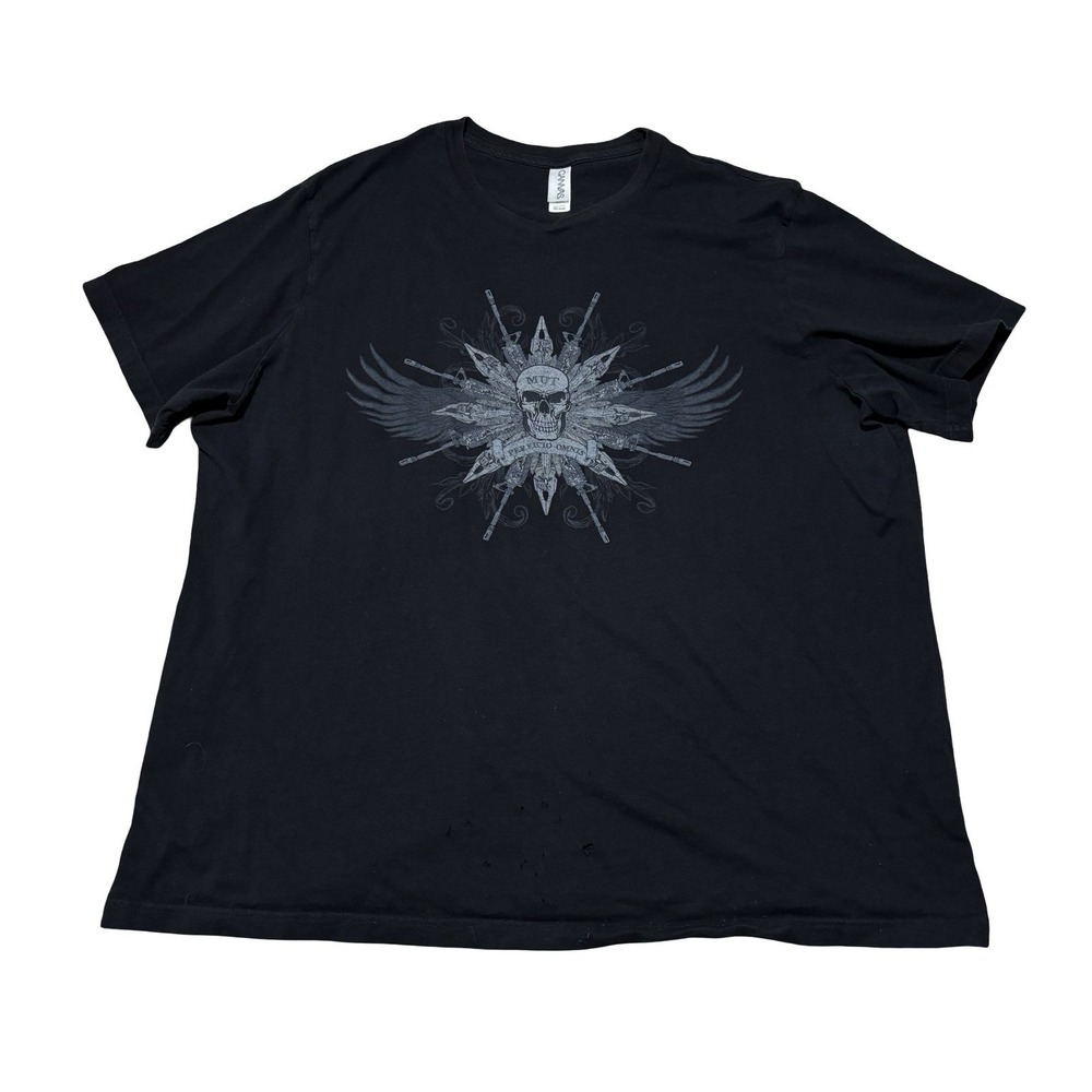 MUT Men's Leatherman Tactical Tool Promo T Shirts Grunge Skull Size3XL 27 x 30